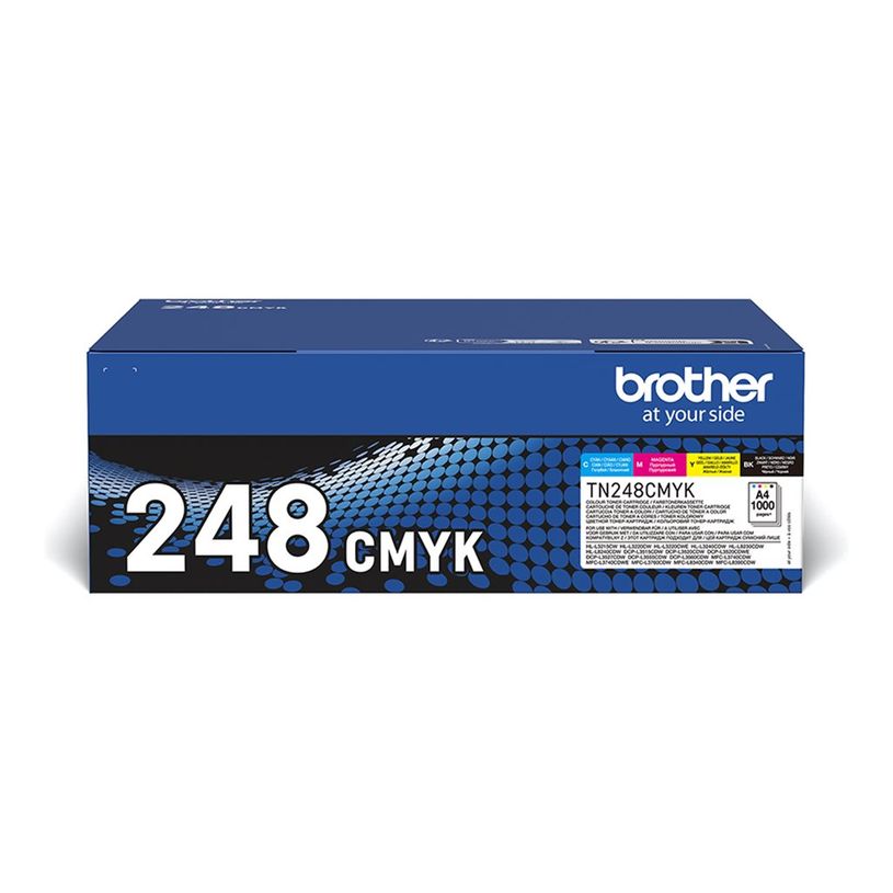 4977766821865-Brother TN248 - pack de 4 - noir, jaune, cyan, magenta - cartouche laser d'origine-P_405165131_6-2