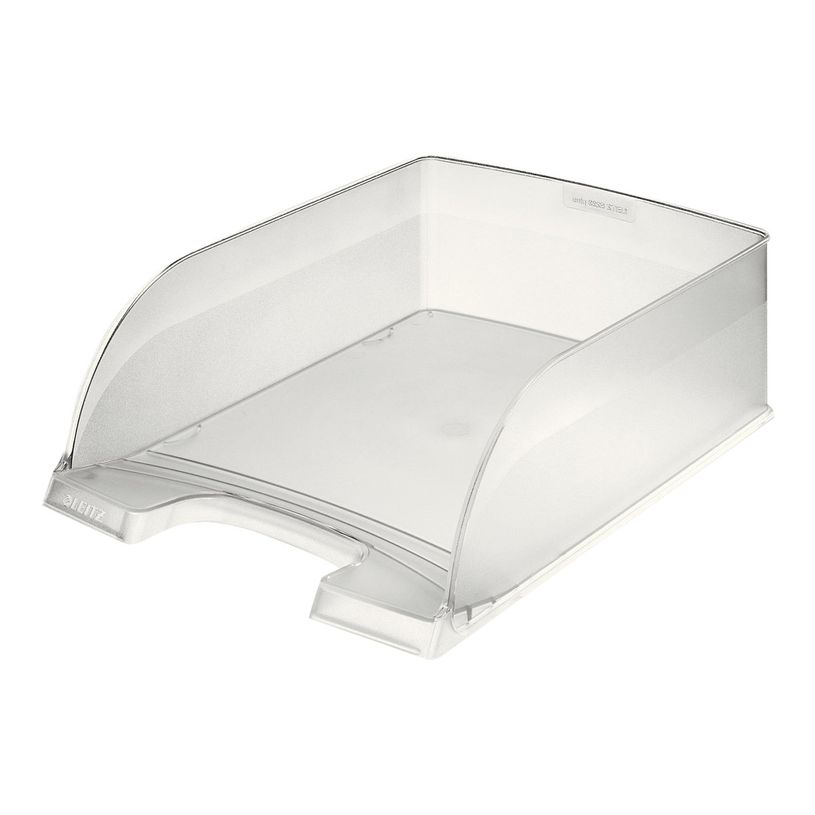 4002432515820-Leitz Plus - Corbeille à courrier A4 - clair-P_405165146_1-0