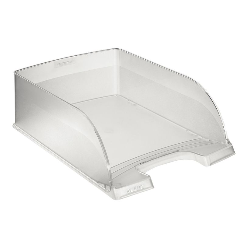 4002432515820-Leitz Plus - Corbeille à courrier A4 - clair-P_405165146_2-1