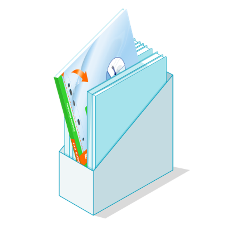 3045050349409-Oxford Quick'In - Bloc de 60 pochettes perforées - A4 - lisse - pour 25 feuilles-P_405165173_5-4