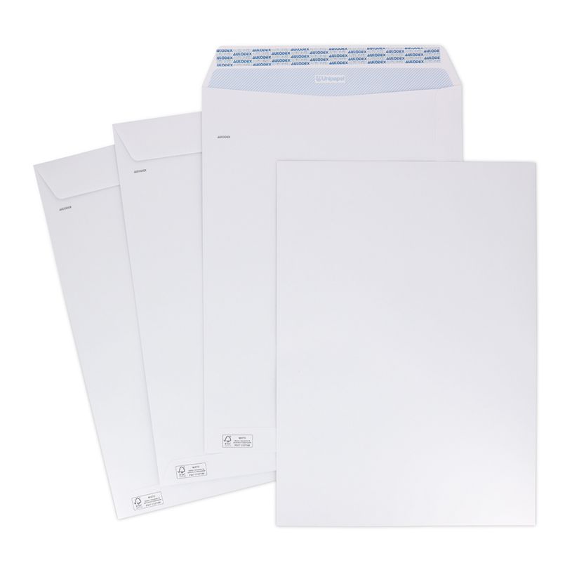 8413623129782-Unipapel - Enveloppe - 250 x 350 mm - portefeuille - extrémité ouverte - auto-adhésif (peler et -P_405165200_1-0