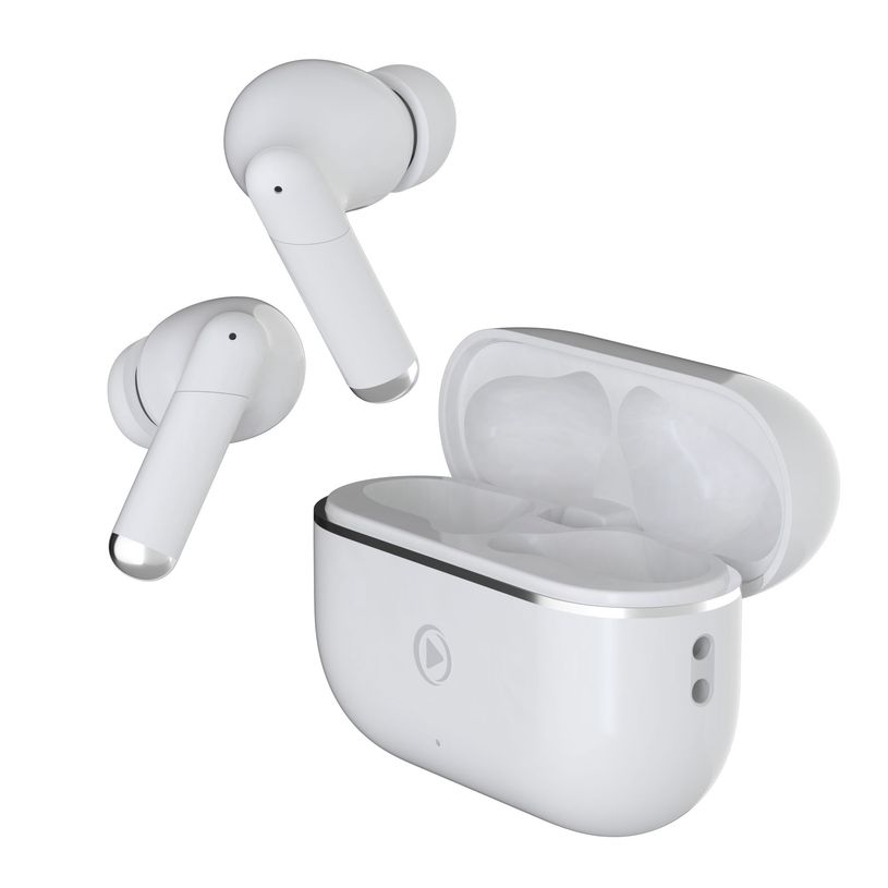 3571211508823- Force Play - Kit main libre - écouteur sans fil bluetooth - blanc-P_405165250_6-4