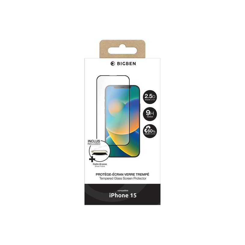 3571211510307-BigBen CONNECTED - Protection d'écran - verre trempé pour iPhone 15-P_405165264_1-1