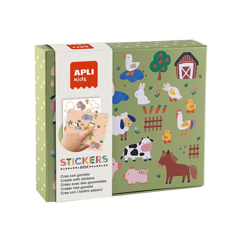 8410782194316-Apli Kids - Jeu complet d'adhésif de décoration - animaux - non permanent-P_405165273_2-0
