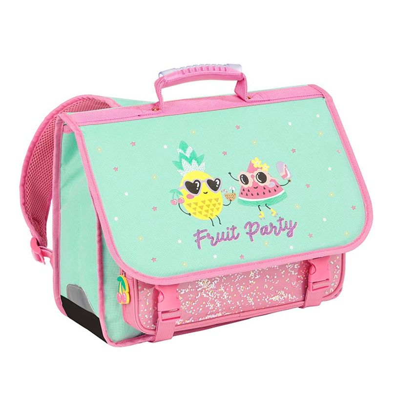 3135253283690-Cartable Fruit Party - 38 cm - 2 compartiments - vert - Viquel-P_405165330_1-0