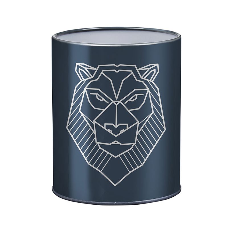 3135250994636-Pot à crayons métal lion origami - 9,5 x 7,5 cm - Viquel-P_405165360_1-0