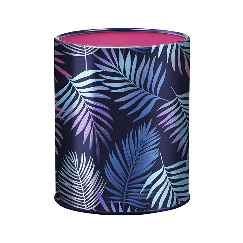 3135250994643-Pot à crayons métal tropical bleu - 9,5 x 7,5 cm - Viquel-P_405165361_1-0