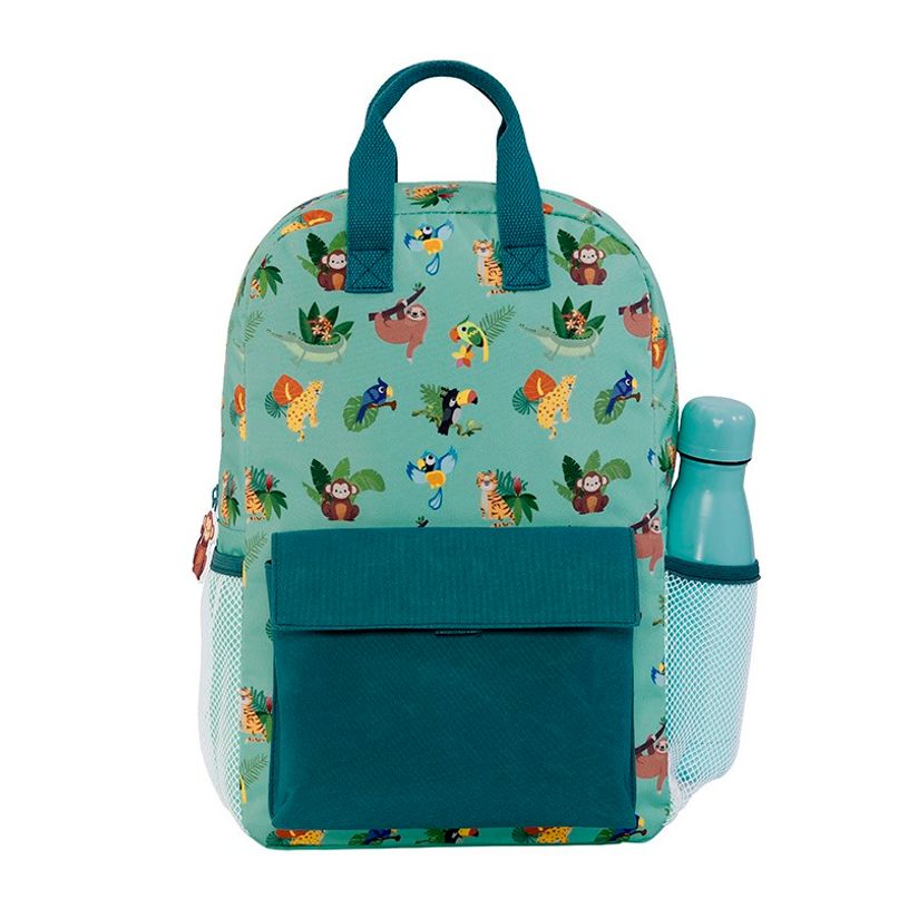 3135256273636-Sac à dos maternelle Baby Wild Tropical - 1 compartiment - vert - Viquel-P_405165368_3-2