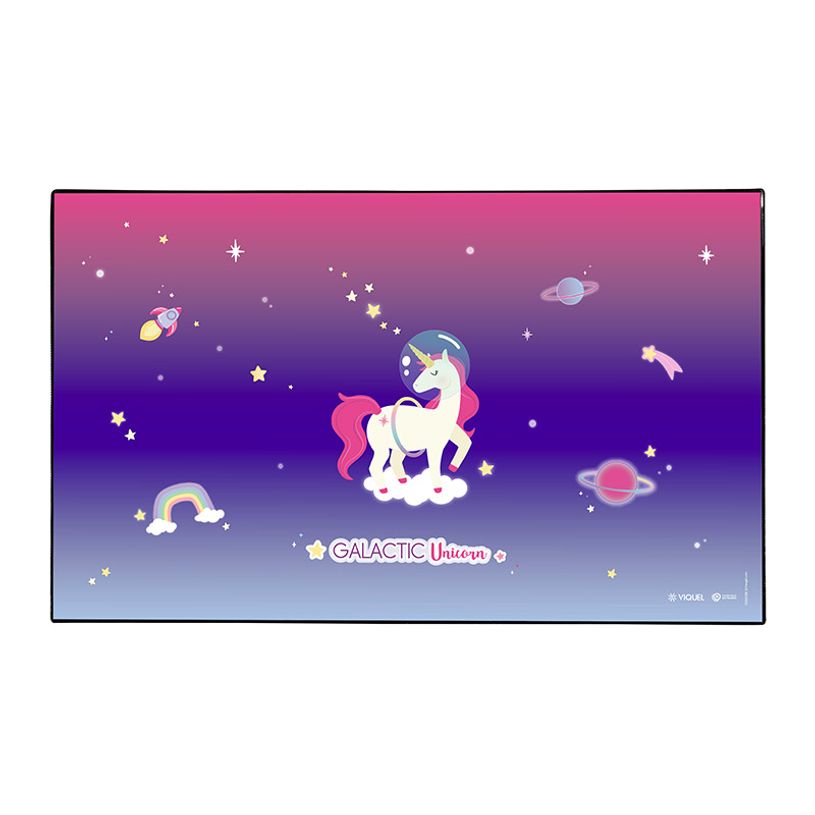 3135251384030-Sous-main Kawaii + Galactic Unicorn- 59,5 x 36,2 cm - Assortis - Viquel-P_405165379_2-1