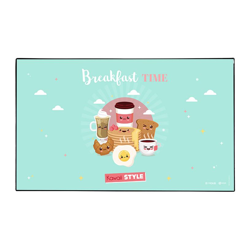 3135251384030-Sous-main Kawaii + Galactic Unicorn- 59,5 x 36,2 cm - Assortis - Viquel-P_405165379_3-2