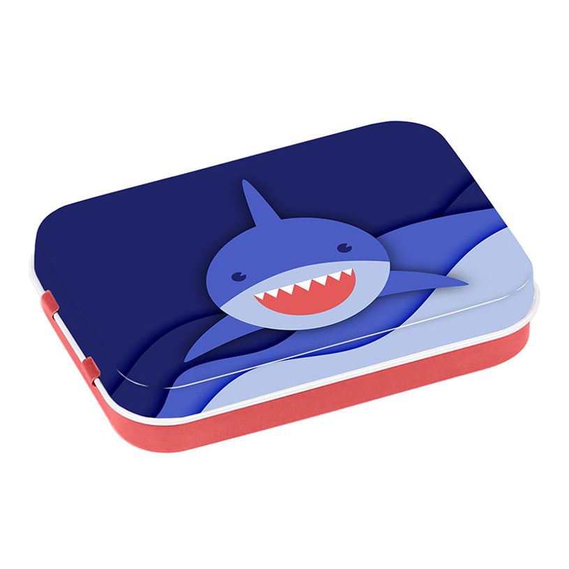 3135256869174-Boîte à bons points métal chat/requin - 9,2 x 6,6 x 1,7 cm - Viquel-P_405165498_2-1