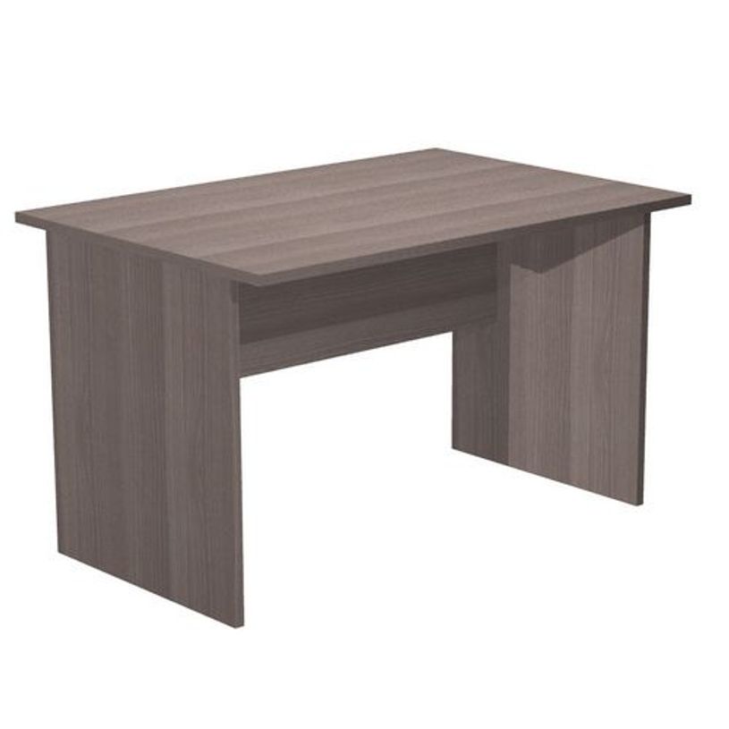 7331920000140-Bureau droit Trend - L120 - Pieds panneaux - plateau imitation frêne Toscan-P_405165554_1-0