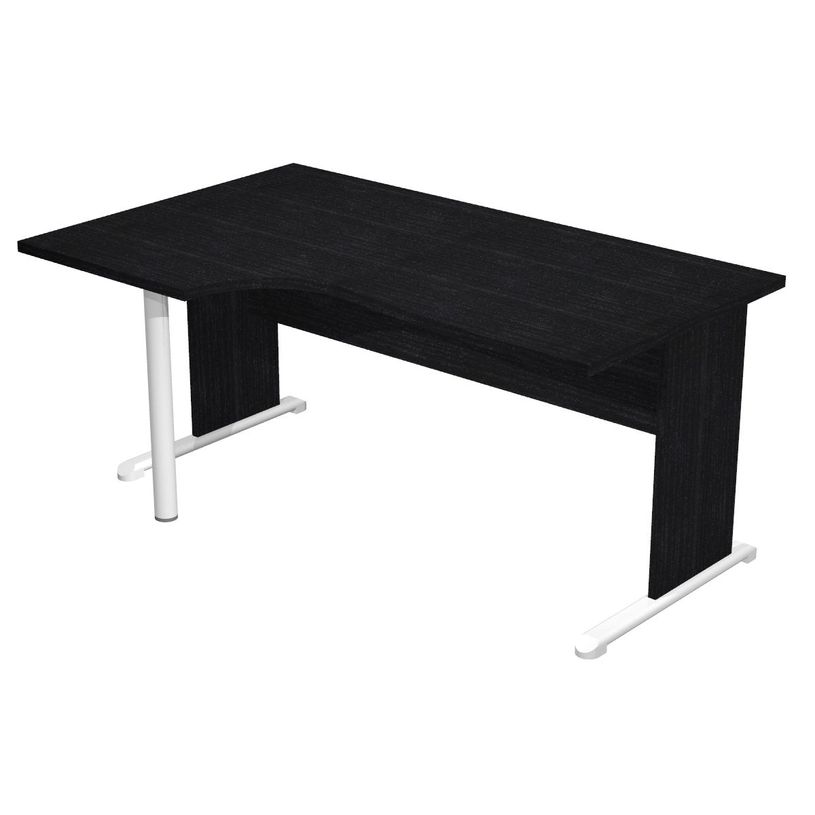 7331920001239-Bureau compact Trend - retour à gauche avec pieds panneaux + pied de renfort - L160 - pla-P_405165663_1-0