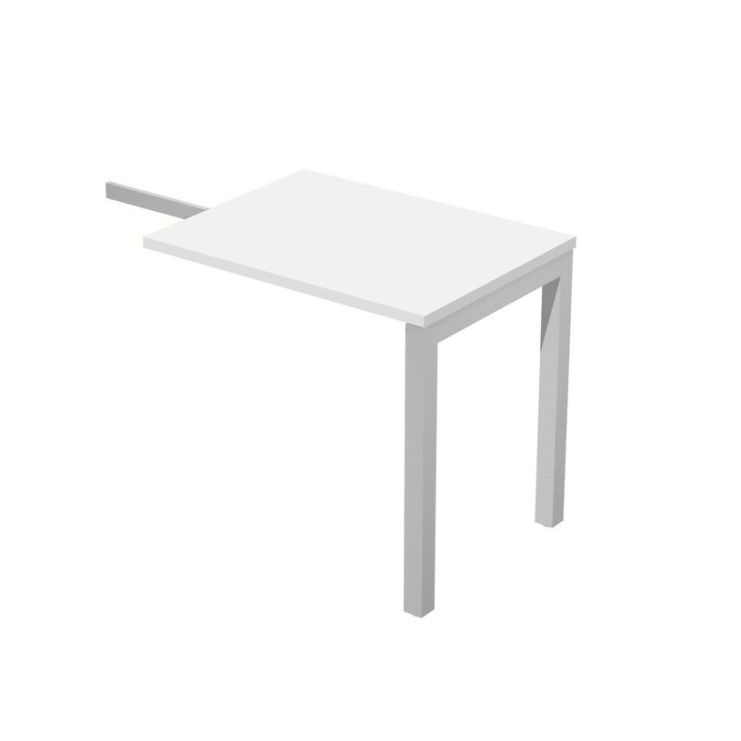 7331920001871-Retour direct pour Bureau Trend pieds métal arche - L80 - plateau blanc-P_405165744_1-0