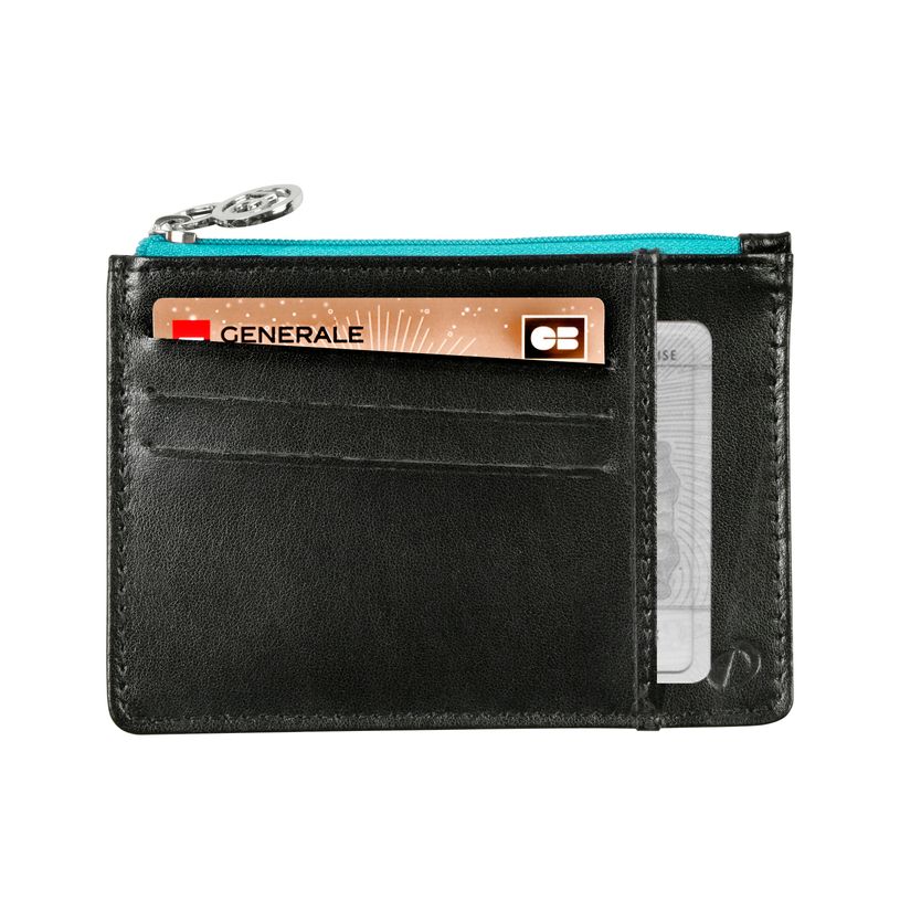 3371010501458-Quo Vadis - Porte-cartes/porte-monnaie - Holi - 13,2x9,5x0,2 cm - Cuir pleine fleur de vachette--2