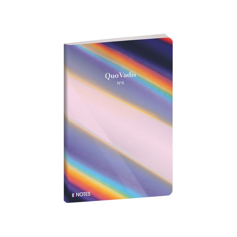 3371010510382-Quo Vadis - Carnet de notes - Iconique - Multicolore - Pages Lignées - 15x21 cm - Papier Clairefontaine blanc - Fabri--0