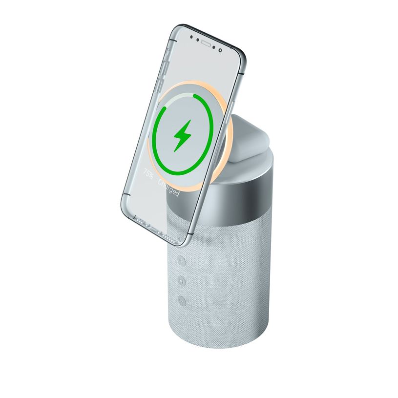 3571211512677-Force Play - Double chargeur sans fil (15W + 5W) Compatible MagSafe + Enceinte Bluetooth S-P_405166165_4-3