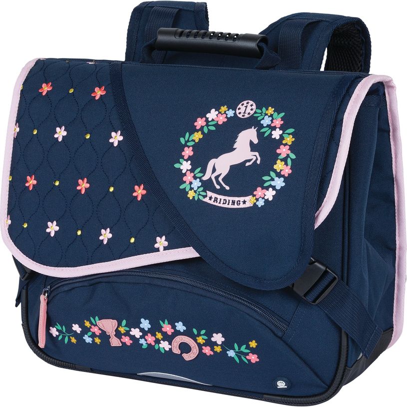 3664447172552-Cartable Cheval - 38 cm - 2 compartiments - Oberthur-P_405166175_1-0