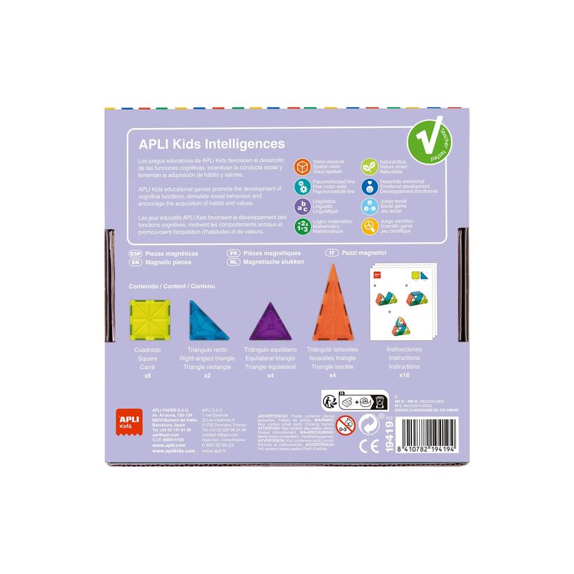 8410782194194-APLI kids - Transparent magnetic tiles - premier âge-P_405166219_1-3