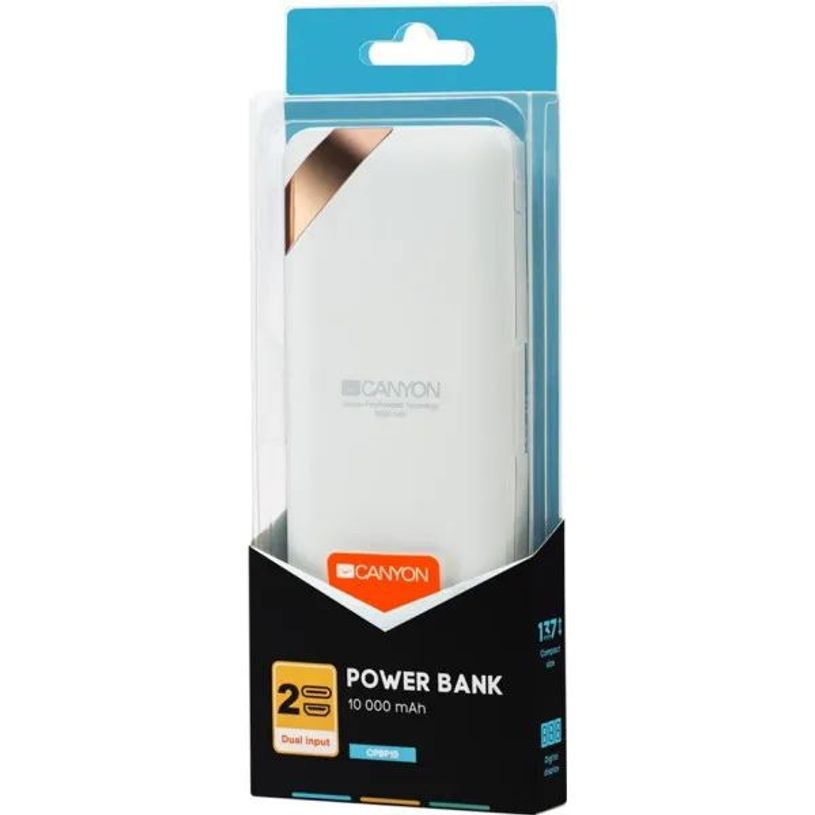 5291485006174-Canyon - powerbank / batterie de secours rechargeable pour smartphone - 10000 mAh 10000 - -P_405166302_1-0