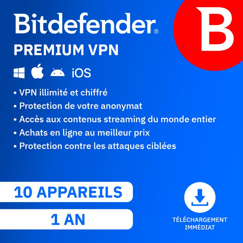 5949958024735-Bitdefender premium - Code d'activation envoyé par email valable pour 10 appareils pendan-P_405166310_1-0