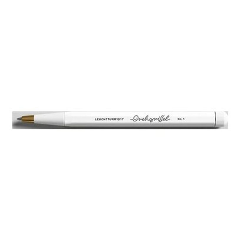 4004117593574-Leuchtturm1917 Drehgriffel Nr. 1 - Stylo gel avec encre noire - 0.5 mm - blanc-P_405166329_1-0