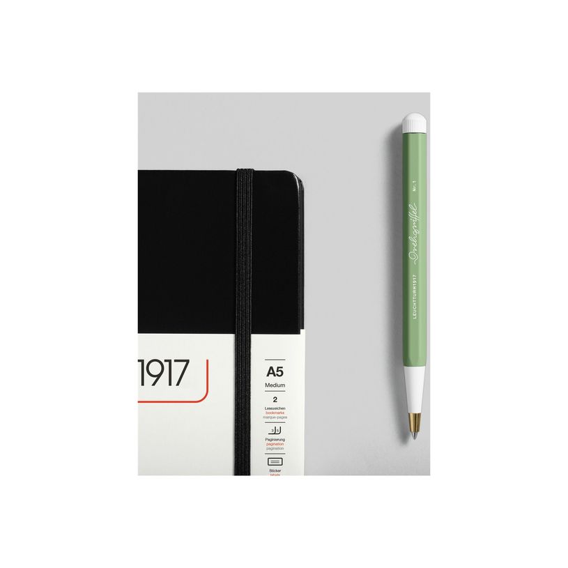 4004117593628-Leuchtturm1917 Drehgriffel Nr. 1 - Stylo gel avec encre noir - vert sauge-P_405166334_2-1