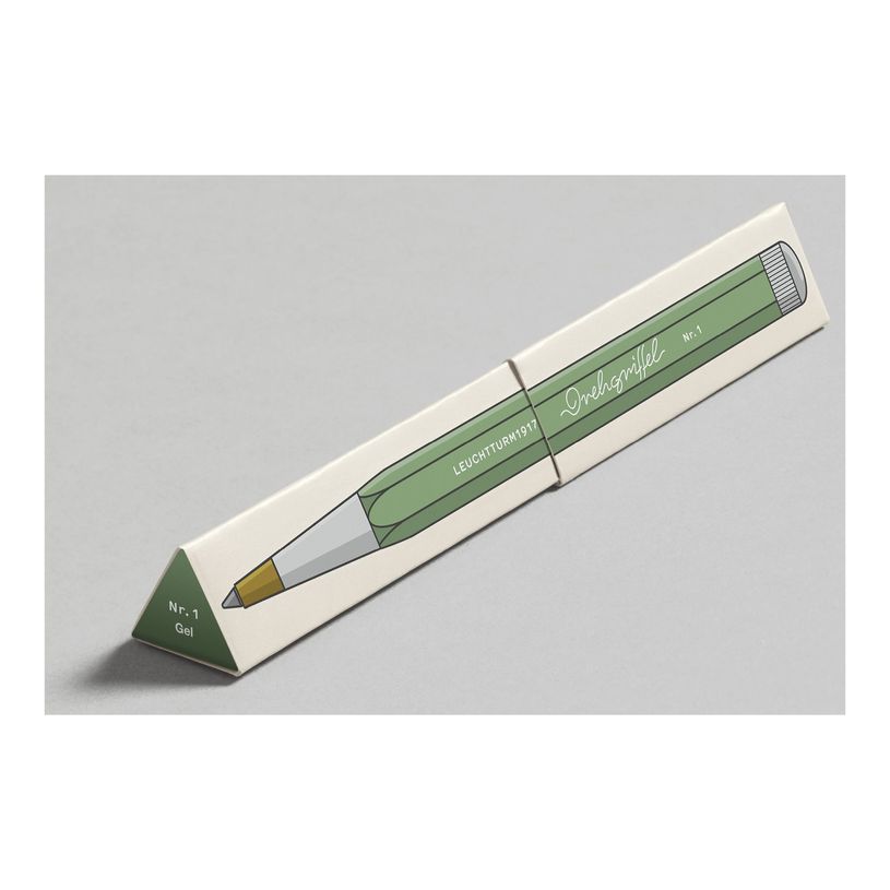 4004117593628-Leuchtturm1917 Drehgriffel Nr. 1 - Stylo gel avec encre noir - vert sauge-P_405166334_3-2