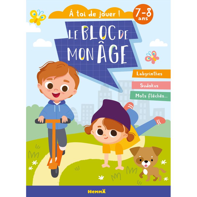 9782508055379-Le Bloc de mon âge 7-8 Ans - A Toi De Jouer ! Enfants Trottinette)- Labyrinthes, Sudokus,-P_405166367_1-0