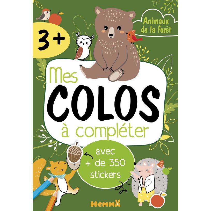 9782508055874-Mes Colos à Compléter - Animaux de la Forêt - avec plus de 350 Stickers-P_405166369_1-0