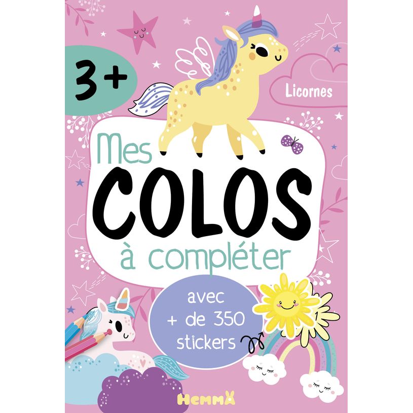 9782508055881-Mes Colos à Compléter - Licornes - avec plus de 350 Stickers-P_405166370_1-0