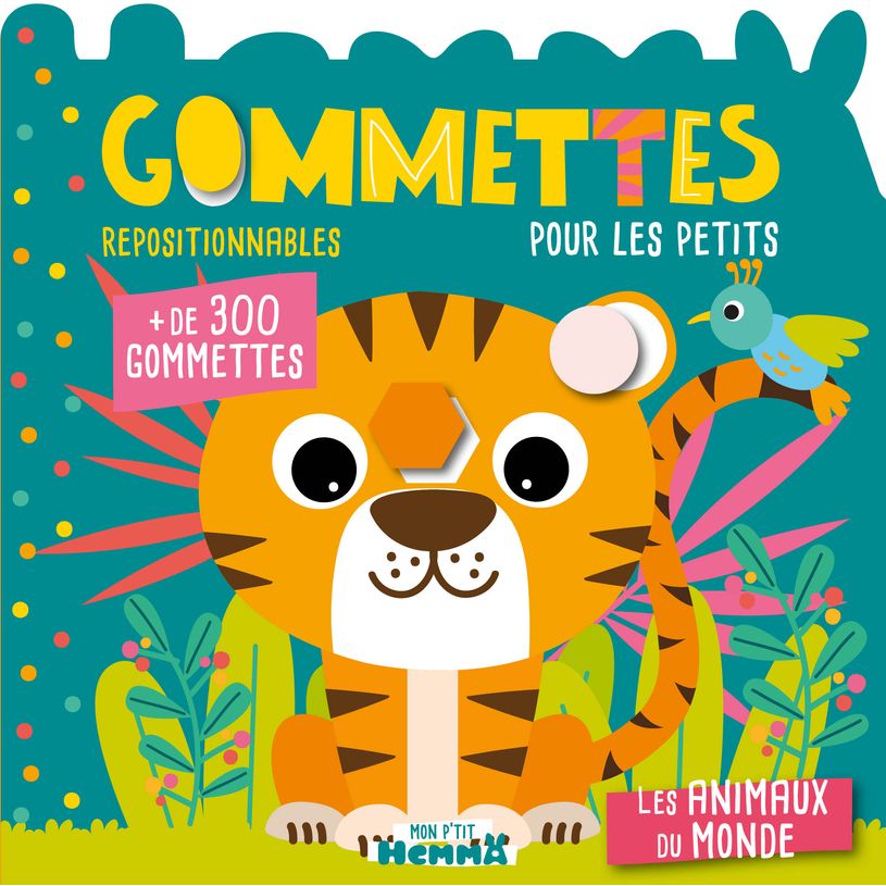9782508055003-Mon P'tit Hemma - Gommettes pour les petits - Les animaux du Monde - + de 300 Gommettes Re-P_405166378_1-0
