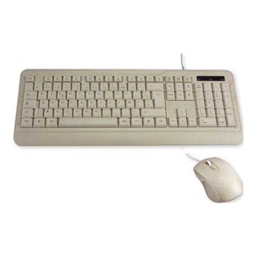 3700224769741-MCL Samar - Ensemble clavier et souris filaire - Azerty Français - Terrazzo Beige-P_405166422_7-0