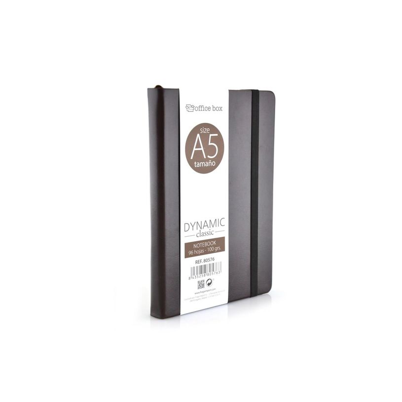 8435258805251-Office Box Dynamic Classic - Cahier de notes - A5 - 145 x 215 mm - 96 feuilles / 192 pages - ligné - bleu, rouge, noir, vert, b-P_405166559_2-6