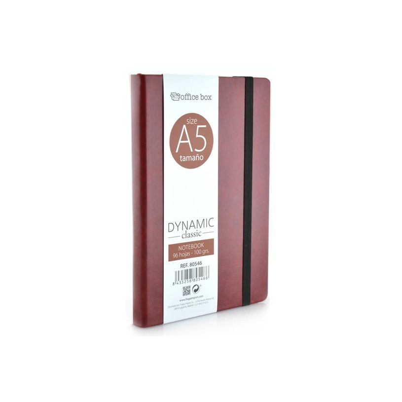 8435258805251-Office Box Dynamic Classic - Cahier de notes - A5 - 145 x 215 mm - 96 feuilles / 192 pages - ligné - bleu, rouge, noir, vert, b-P_405166559_3-7