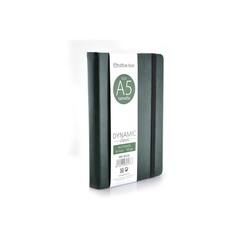 8435258805251-Office Box Dynamic Classic - Cahier de notes - A5 - 145 x 215 mm - 96 feuilles / 192 pages - ligné - bleu, rouge, noir, vert, -P_405166559_6-10