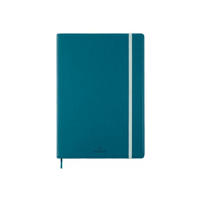 3664447151809-Oberthur - Carnet de notes A4 - 200 pages - papier ivoire - bleu-P_405166606_5-0