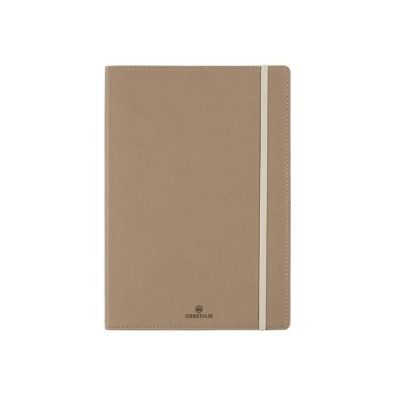 3664447157009-Oberthur - Carnet de notes A4 - 200 pages - papier ivoire - marron-P_405166607_4-0