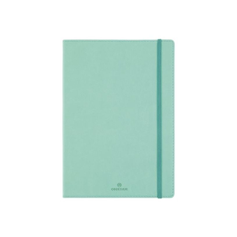 3664447151793-Oberthur - Carnet de notes A5 - 200 pages - papier ivoire - pointillé - menthe-P_405166608_1-0