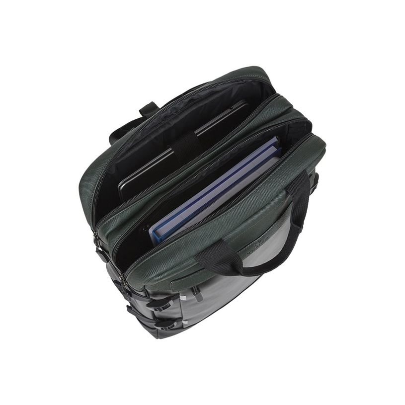 3664447171548-Oberthur Halifax - Sac à dos pour ordinateur portable - 15.6" - noir / vert-P_405166611_2-3