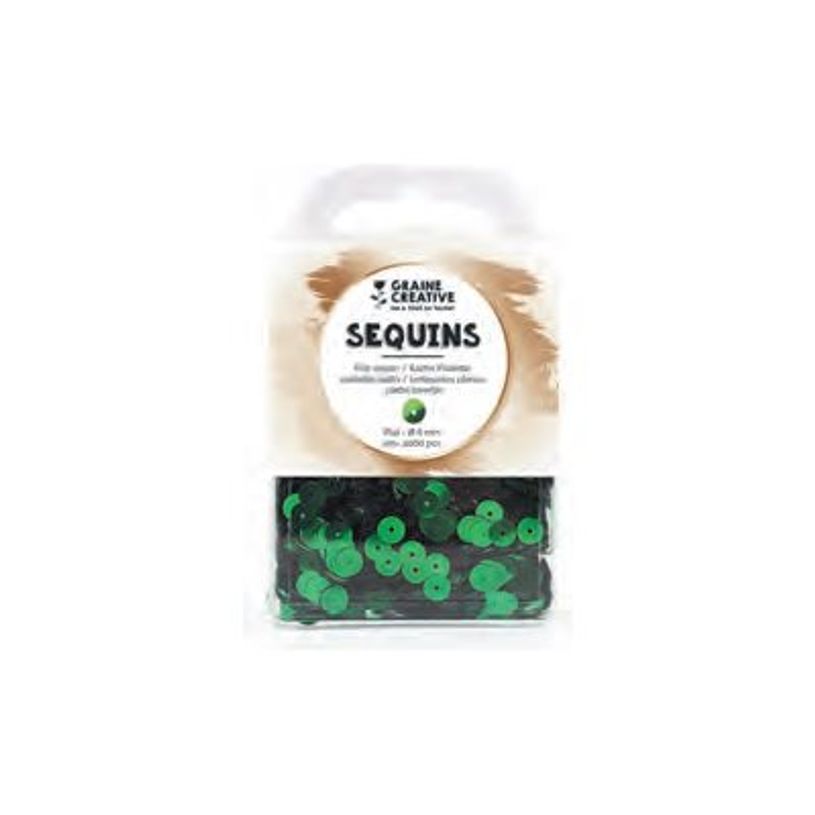3532431752533-Graine Creative - Paillettes - 6 mm de diamètre - vert - pack de 4000-P_405166697_1-0