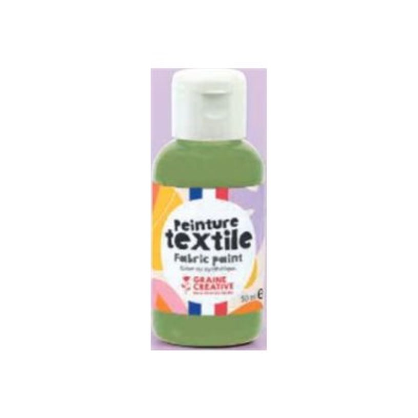 3532436168315-Graine Creative - Peinture textile - kaki - 50 ml-P_405166701_1-0