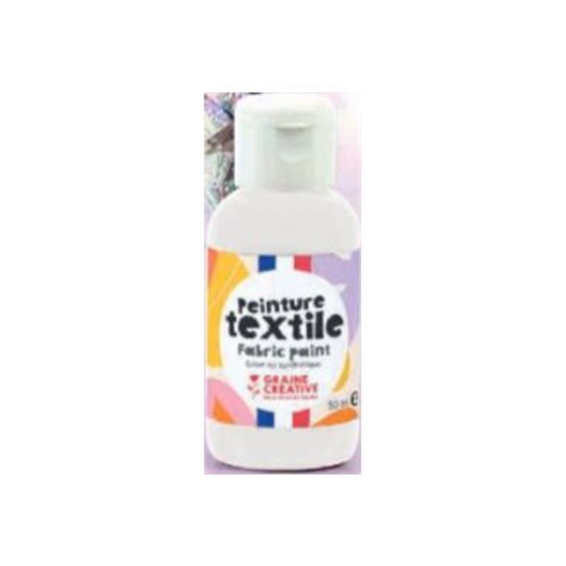 3532436168001-Graine Creative - Peinture textile - blanc - 50 ml-P_405166733_1-0