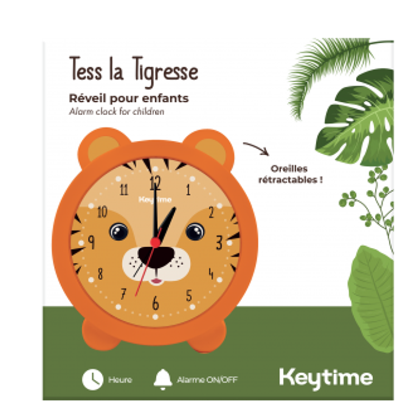 3662277040195-REVEIL ENFANT TESS ORANGE-P_405166827_1-0