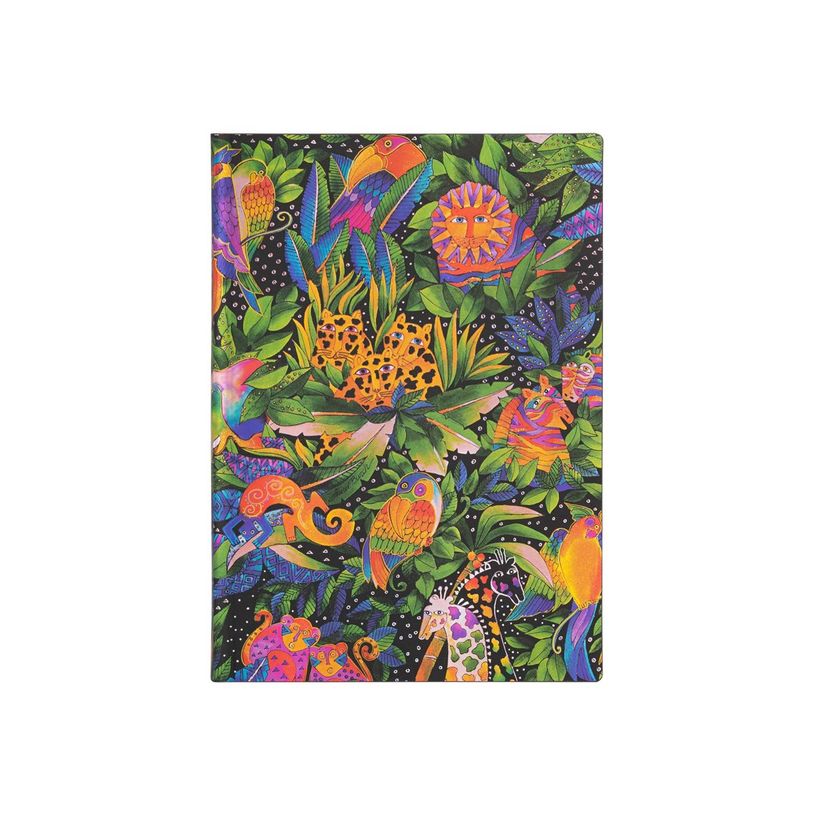 9781439772669-Paperblanks Flexis Laurel Burch - Carnet de notes - 13 x 18 cm - 176 pages - jungle song-P_405166996_1-0