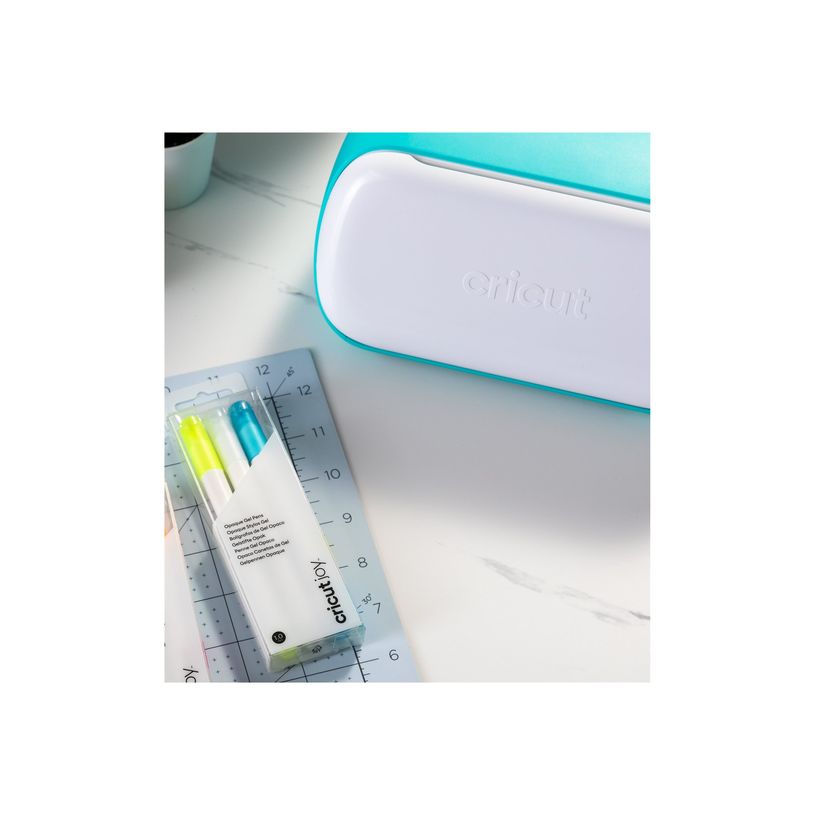 093573868467-Cricut Joy - Roller - bleu, jaune, blanc - opaque - encre gel - 1 mm (pack de 3)-P_405167104_2-2