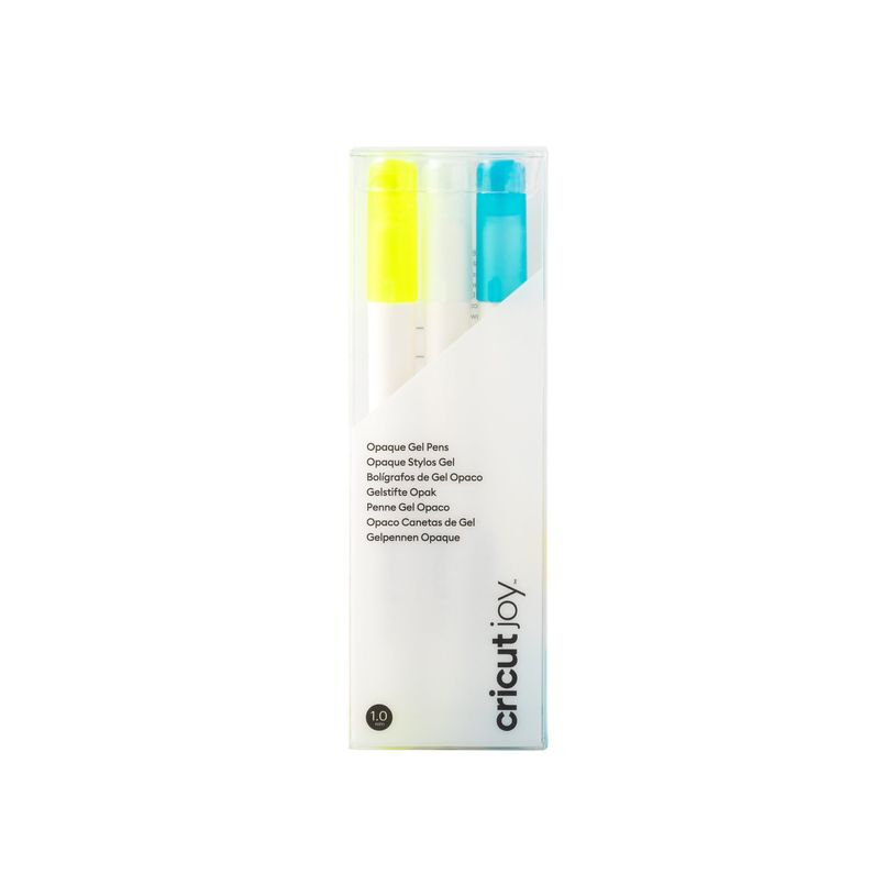 093573868467-Cricut Joy - Roller - bleu, jaune, blanc - opaque - encre gel - 1 mm (pack de 3)-P_405167104_6-0