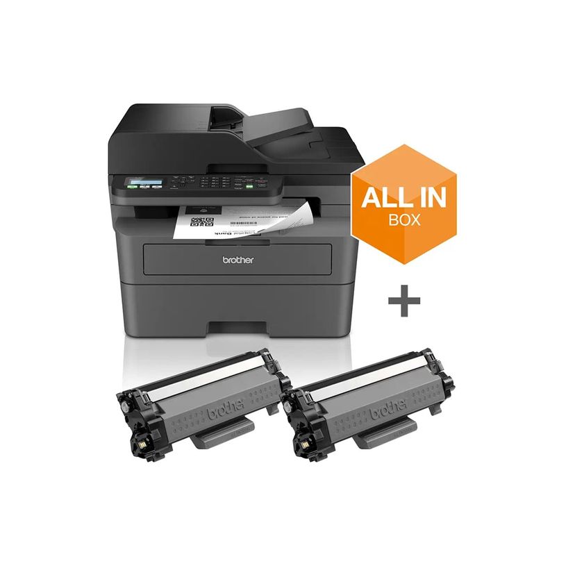 4977766831444-Brother MFC-L2827DWXL - Imprimante multifonction laser monochrome A4 - USB 2.0, LAN, Wi-Fi-P_405171720_1-4
