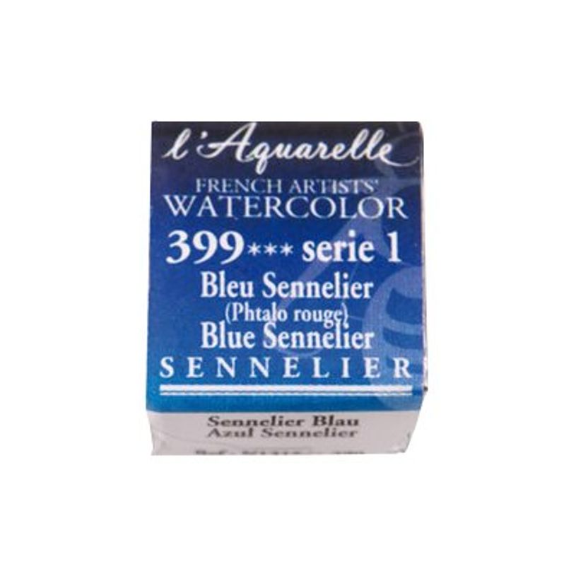 3046450113973-Sennelier French Artists' Series 1 Half Pan 445 - Peinture - aquarelle - marron/rose - tra-P_405172595_1-0