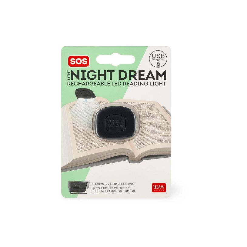 8053610784312-Legami SOS Mini Night Dream - Lampe de lecture liseuse - LED - lumière blanche claire-P_405177106_1-1